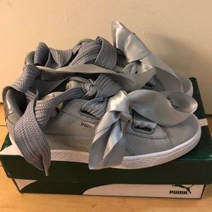 Puma Suede Heart Safari Suede Sneaker